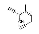 4-methyloct-4-en-1,7-diyn-3-ol Structure