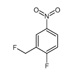 1-fluoro-2-(fluoromethyl)-4-nitrobenzene structure