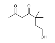 7-hydroxy-5,5-dimethylheptane-2,4-dione结构式