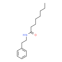 Octanamide, N-(2-phenylethyl)-结构式