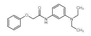 3-phenoxyacetamido-N,N-diethylaniline结构式