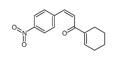 1-(cyclohexen-1-yl)-3-(4-nitrophenyl)prop-2-en-1-one Structure