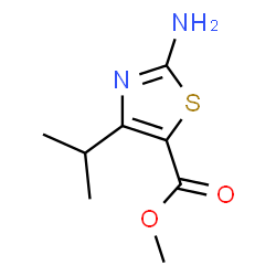 5-Thiazolecarboxylicacid,2-amino-4-(1-methylethyl)-,methylester(9CI)结构式