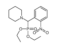 1-[diethoxyphosphoryl-(2-nitrophenyl)methyl]piperidine结构式