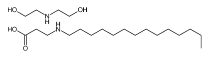 N-tetradecyl-β-alanine, compound with 2,2'-iminodiethanol (1:1) structure