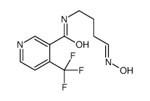 N-(4-hydroxyiminobutyl)-4-(trifluoromethyl)pyridine-3-carboxamide结构式