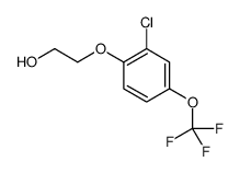 2-[2-chloro-4-(trifluoromethoxy)phenoxy]ethanol结构式