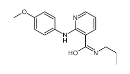 2-(4-methoxyanilino)-N-propylpyridine-3-carboxamide Structure