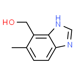 1H-Benzimidazole-4-methanol,5-methyl-(9CI)结构式