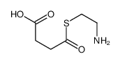 4-(2-aminoethylsulfanyl)-4-oxobutanoic acid Structure
