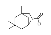 3,3,5-trimethyl-7-azabicyclo[3.2.1]octane-7-carbonyl chloride Structure