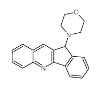 11-(4-morpholinyl)-11H-indeno[1,2-b]quinoline Structure