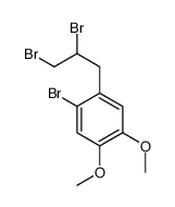 1-Bromo-2-(2,3-dibromopropyl)-4,5-dimethoxybenzene结构式