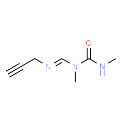 Urea, N,N-dimethyl-N-[(2-propynylimino)methyl]- (9CI) structure