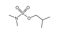 isobutyl N,N-dimethylsulfamate Structure