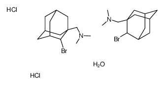 1-(2-bromo-1-adamantyl)-N,N-dimethyl-methanamine hydrate dihydrochloride Structure