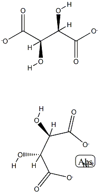 nickel(2+) dihydrogen bis[R-(R*,R*)]-tartrate结构式