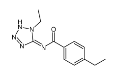 Benzamide, 4-ethyl-N-(1-ethyl-1H-tetrazol-5-yl)- (9CI) structure