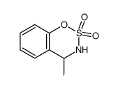 4-methyl-3,4-dihydro-benzo[e][1,2,3]oxathiazane-2,2-dioxide Structure