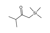 3-methyl-1-(trimethylsilyl)butan-2-one Structure