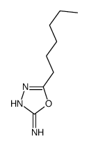 5-Hexyl-1,3,4-oxadiazol-2-amine Structure