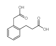3-[2-(carboxymethyl)phenyl]propanoic acid Structure