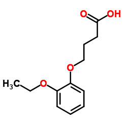 4-(2-ETHOXY-PHENOXY)-BUTYRIC ACID结构式