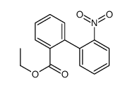 ethyl 2-(2-nitrophenyl)benzoate结构式