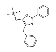 4-benzyl-2-phenyl-5-((trimethylsilyl)oxy)oxazole结构式