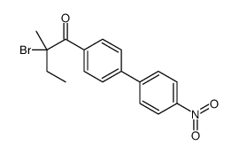 α-Bromo-α-methyl-4'-(p-nitrophenyl)butyrophenone结构式