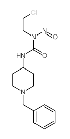 3-(1-benzyl-4-piperidyl)-1-(2-chloroethyl)-1-nitroso-urea Structure