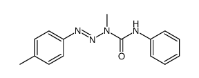 N'-methyl-N-phenyl-N-p-tolyldiazourea Structure