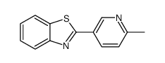 2-(6-methylpyridin-3-yl)-1,3-benzothiazole Structure