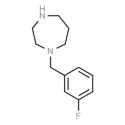 1-(3-Fluorobenzyl)homopiperazine结构式