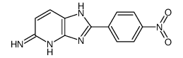 2-(4-nitrophenyl)-1H-imidazo[4,5-b]pyridin-5-amine结构式