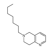 6-Heptyl-5,6,7,8-Tetrahydro-1,6-naphthyridine structure