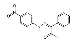 1-phenyl-1-(p-nitrophenylhydrazono)propan-2-one Structure