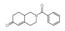 2-benzoyl-1,3,4,7,8,8a-hexahydroisoquinolin-6-one结构式