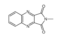2-methyl-1H-pyrrolo[3,4-b]quinoxaline-1,3(2H)-dione结构式