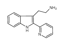2-(2-PYRIDIN-2-YL-1H-INDOL-3-YL)-ETHYLAMINE结构式