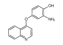 2-amino-4-(quinolin-4-yloxy)-phenol Structure