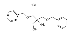 1,1-bis(benzyloxymethyl)-2-hydroxyethylammonium chloride结构式