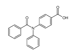 4-(N-Benzoylphenylamino)benzoic acid structure