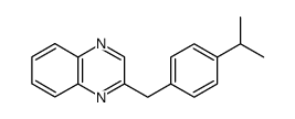 2-(4-isopropylbenzyl)quinoxaline结构式