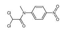 p-nitro-N-methyldichloroacetanilide结构式