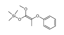 Methylphenoxyketene methyl trimethylsilyl acetal Structure