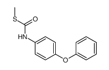S-methyl N-(4-phenoxyphenyl)carbamothioate结构式