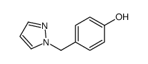 1-(4-hydroxybenzyl)pyrazole Structure