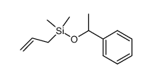 dimethylallylsilyl 1-phenylethyl ether Structure