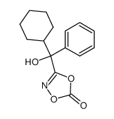 3-(Cyclohexylhydroxyphenylmethyl)-1,4,2-dioxazol-5-on结构式